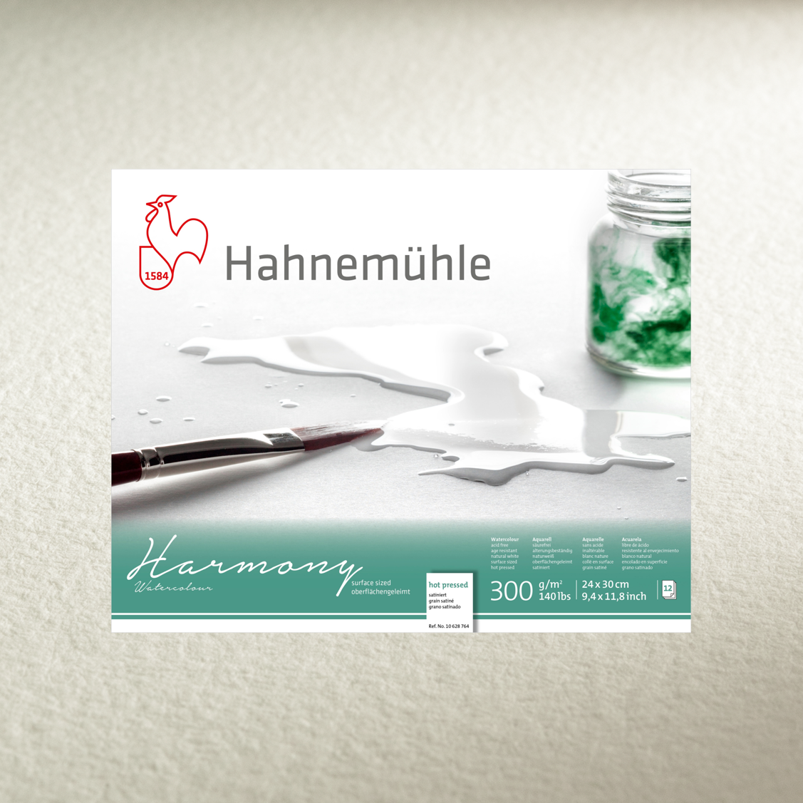 HAHNEMUHLE  Harmony Watercolor 300 gsm 12 sheets Spireld