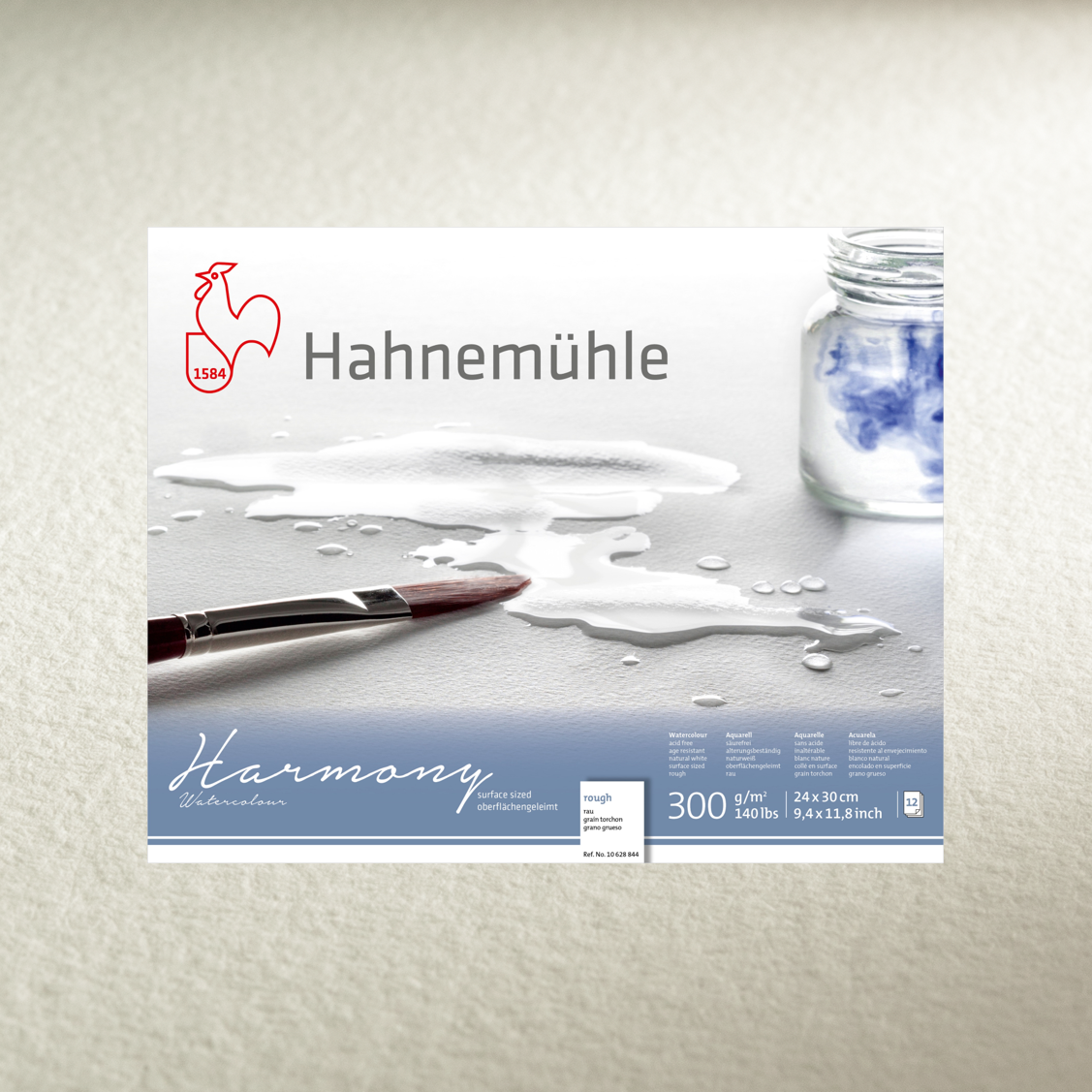 HAHNEMUHLE  Harmony Watercolor 300 gsm 12 sheets Spireld