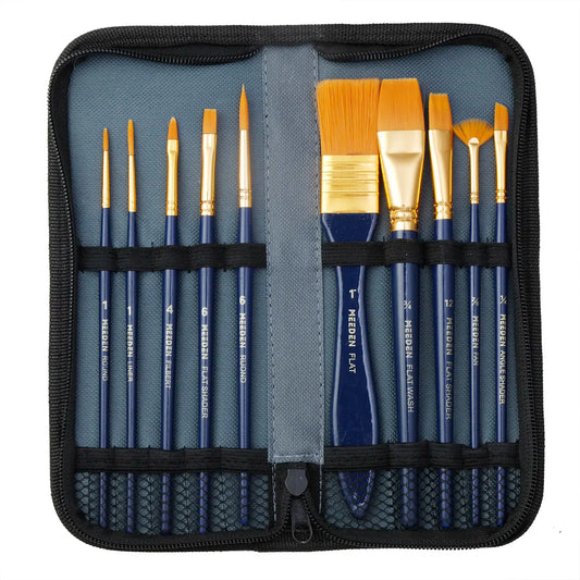 Meeden Brush Sets Premium Artist with Wallet