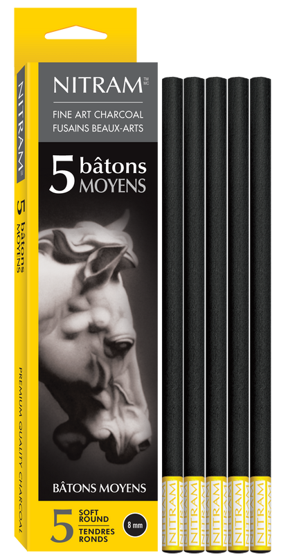 nitram Bâtons Moyens Extra Soft Round