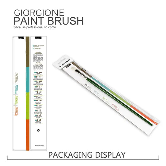 Giorgione Bristle Hair Brush, Flat
