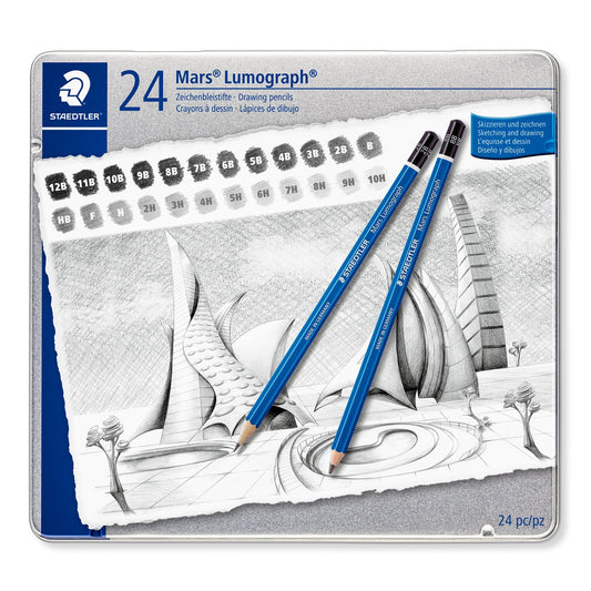 Staedtler Mars® Lumograph® 100 Drawing Pencils Set