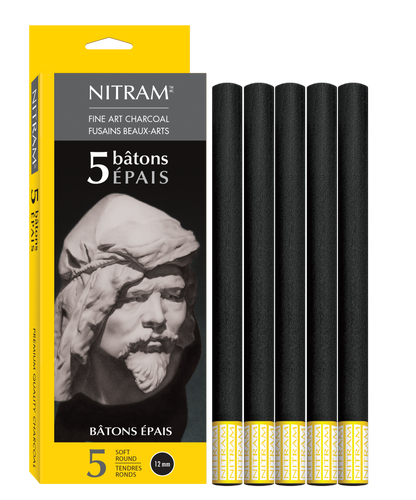 nitram Bâtons Épais - Soft round 12mm