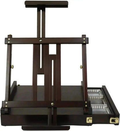 MEEDEN Artist Tabletop Easel with Metal Lined Drawer-Dark-W05B
