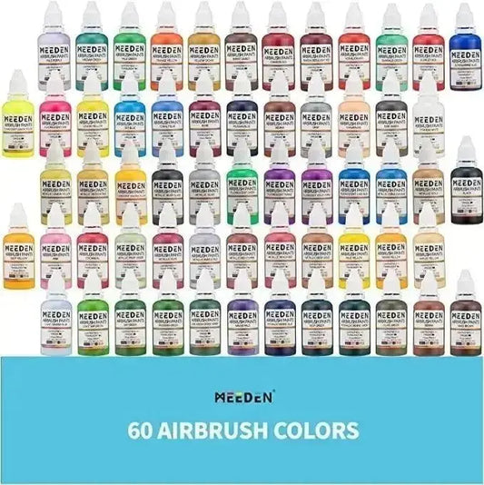 Airbrush Paint Colors Set, 30 ml / 3 oz 60 colors