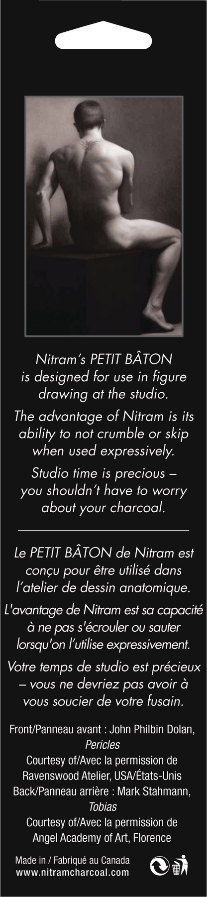 Petits Bâtons fusain beaux art